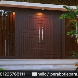 Model Pintu Minimalis Mewah Dari Kayu Jati