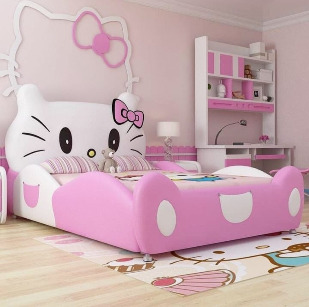 Tempat Tidur Anak Karakter Hello Kitty