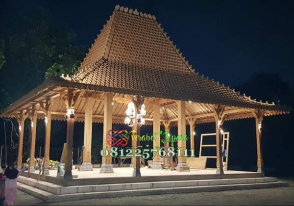 Rumah Joglo Pendopo Kayu Jati Ukir Jepara